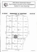 Fairmount Township - North, Bois Sioux River, Directory Map, Richland County 2007